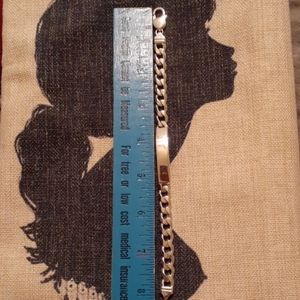 .925 Link Plate Bracelet #326